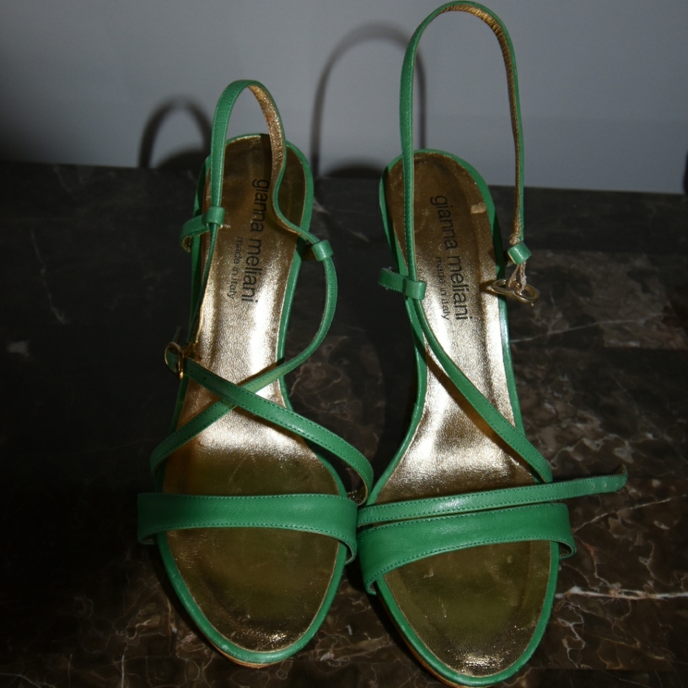 Gianna Meliani Kelly Green heels